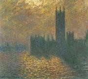 Claude Monet Houses of Parliament,Stormy Sky France oil painting artist